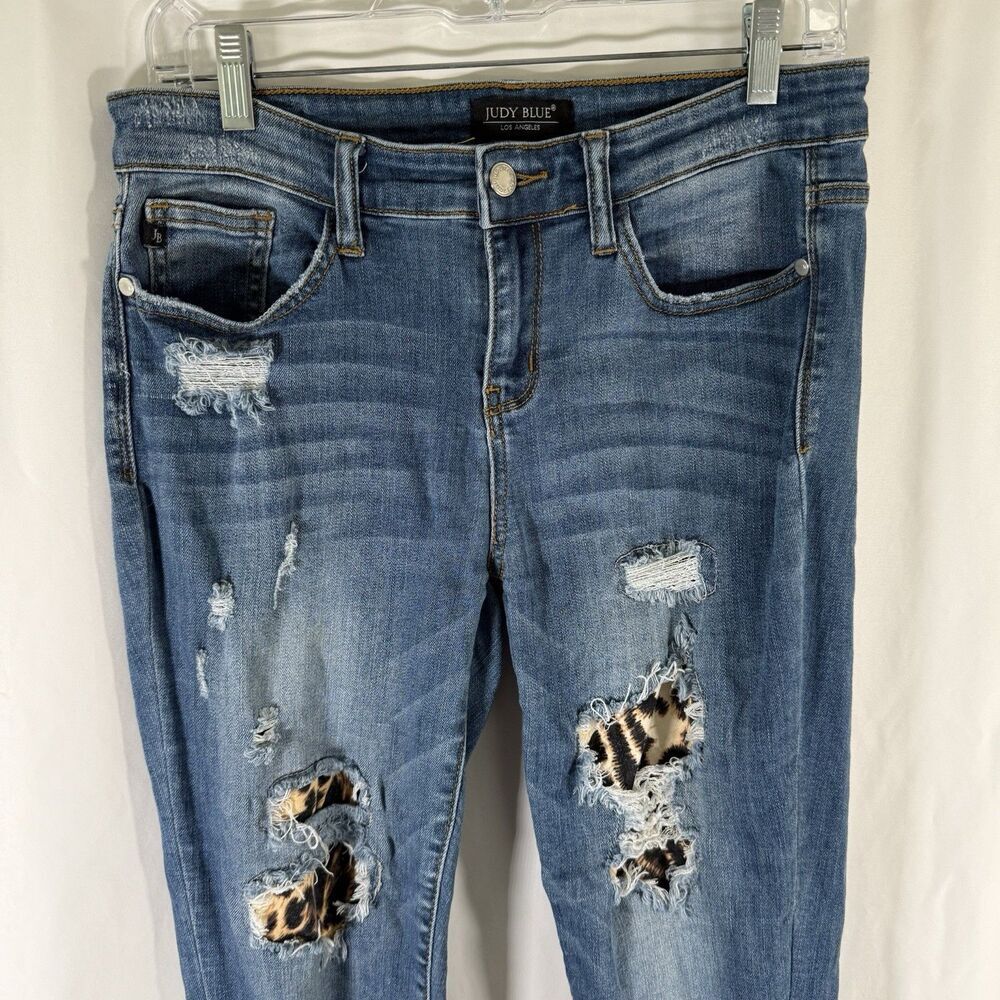 Judy Blue Skinny Fit Jeans Women's 9 29 Medium Wash Blue Denim Cotton Blend - Picture 2 of 13